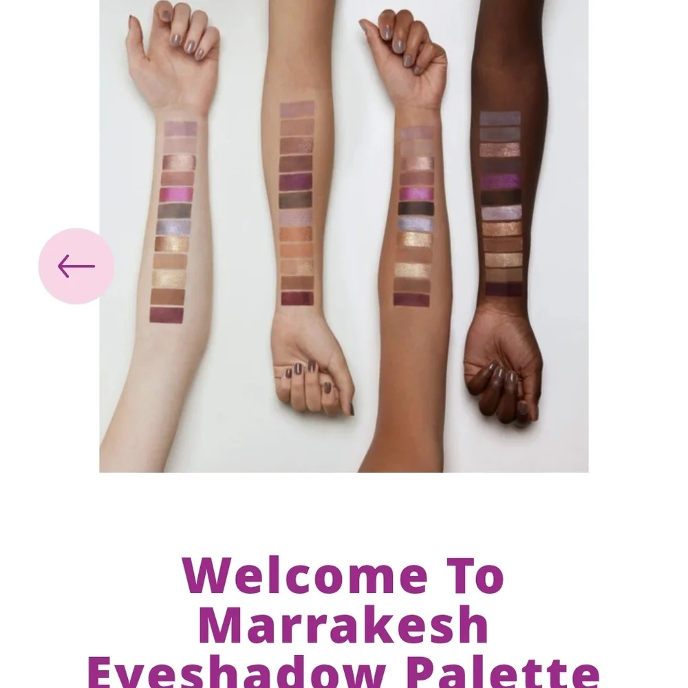 NWT Welcome to Marrakesh Eyeshadow Palette BOHO SHIMMER EYESHADOW